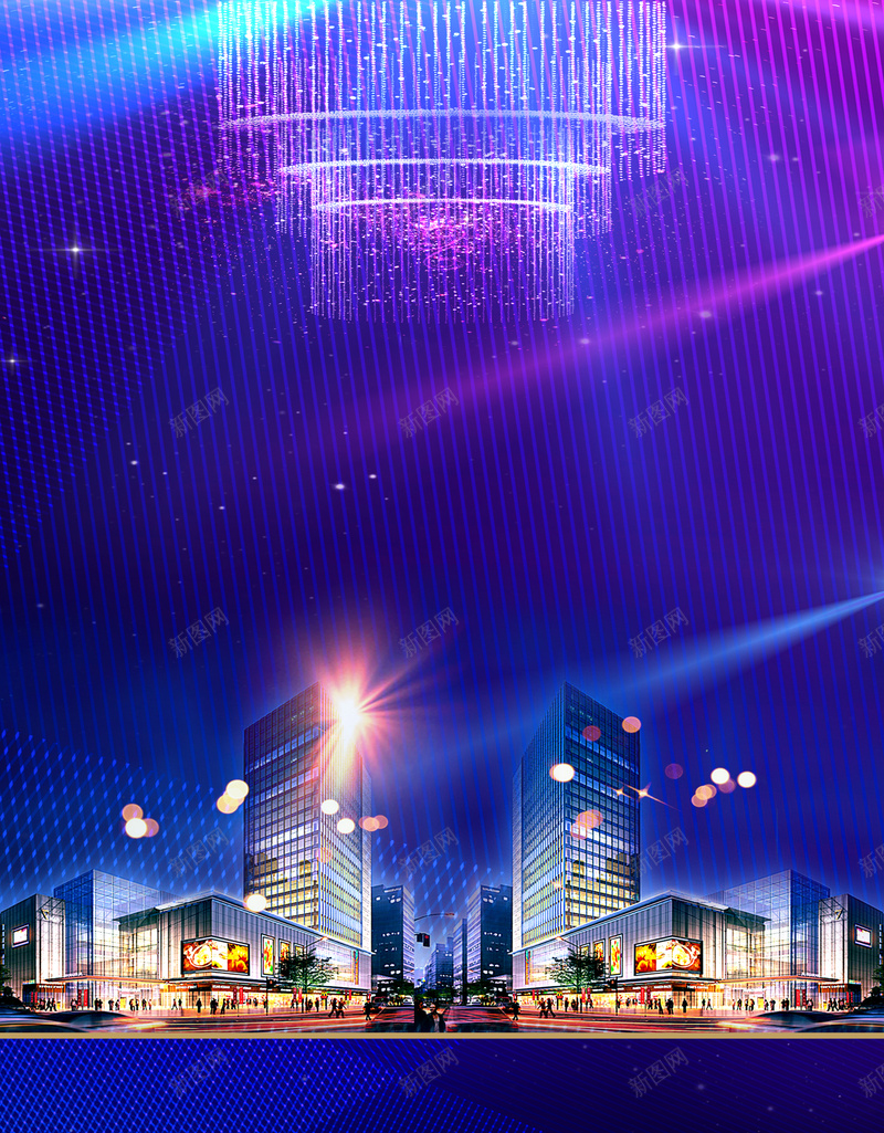 蓝色夜空大气商业中心地产海报背景素材psd设计背景_88icon https://88icon.com 商业中心 地产招商 招商广告 繁华地产 大气 蓝色城市夜空 商业地产 地产高炮 广告设计 海报背景 激动