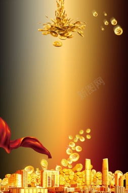 投资理财金融企业背景