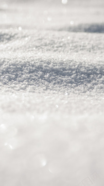 纯白美丽雪地H5背景背景