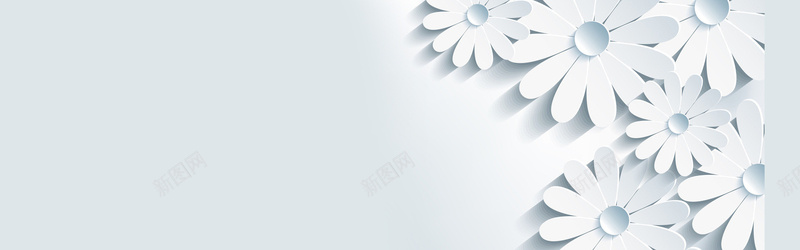 简约纯白立体花背景bannerjpg设计背景_88icon https://88icon.com 海报banner 立体花 女装 简约 纯白 淘宝 文艺 小清新