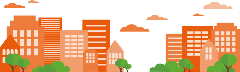 城市剪影背景jpg设计背景_88icon https://88icon.com 扁平化 剪影 城市 简约 背景 海报banner 扁平 渐变 几何