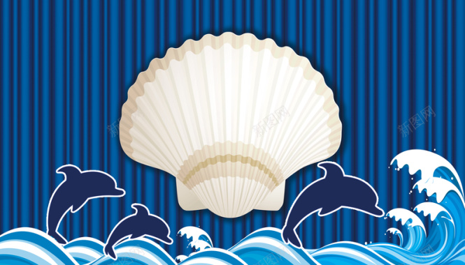 扁平化卡通海报背景