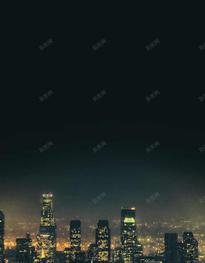 城市夜景黑色H5背景jpg设计背景_88icon https://88icon.com 城市夜景 黑色背景 夜景 灯光 城市建筑 H5背景 建筑 摄影 风景