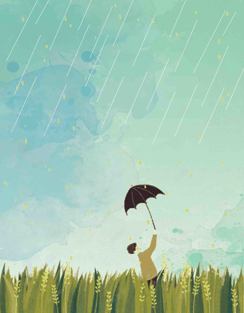 24节气之谷雨海报背景模板psd设计背景_88icon https://88icon.com 24节气 谷雨 海报 背景模板 手绘 春天 插画 传统节气