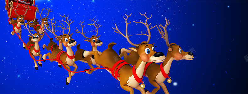 圣诞素材psd设计背景_88icon https://88icon.com 详情页海报 圣诞背景 卡通 唯美 麋鹿 童趣 手绘
