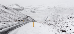 冬季道路冬季摄影风景白色户外背景海报高清图片