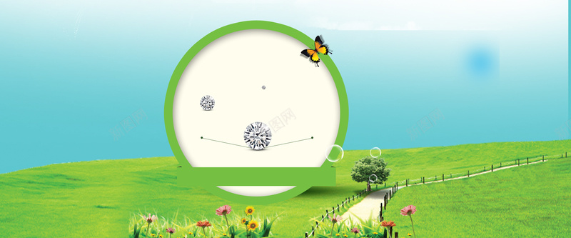 清明踏青广告psd设计背景_88icon https://88icon.com 海报banner 小清新 清明节 春天 踏青 春日 清明 文艺 简约