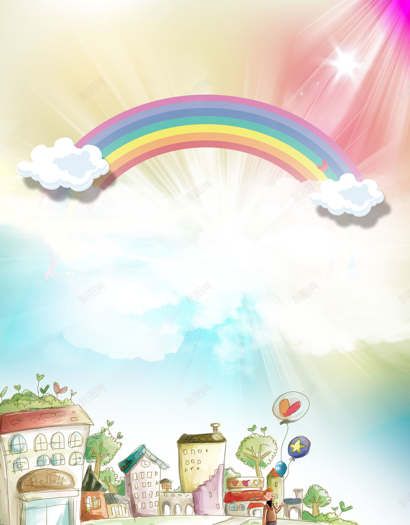 纯真饰界乐享童礼海报背景素材psd设计背景_88icon https://88icon.com 节日素材 儿童节 六一 古堡 童话 纯真饰界 乐享童礼 源文件 促销 活动