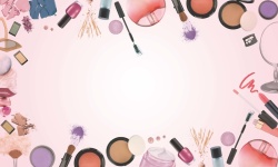 化妆品主图背景图片粉色彩妆海报背景高清图片