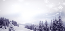 淘宝大气背景淘宝大气冬天雪景全屏背景高清图片