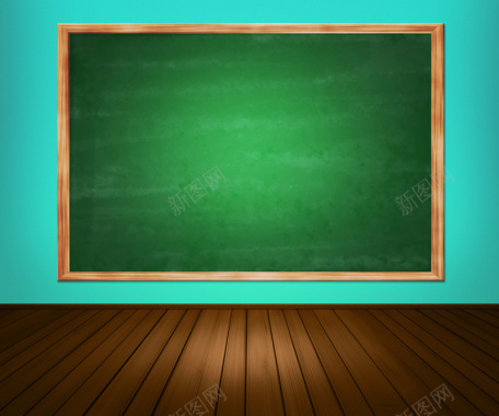 绿色黑板教育培训背景素材背景