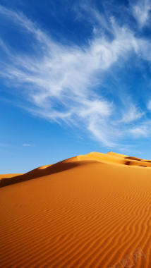 蓝天白云沙漠APP手机端H5背景背景