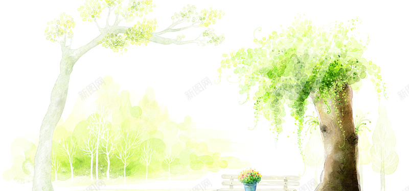 儿童画背景