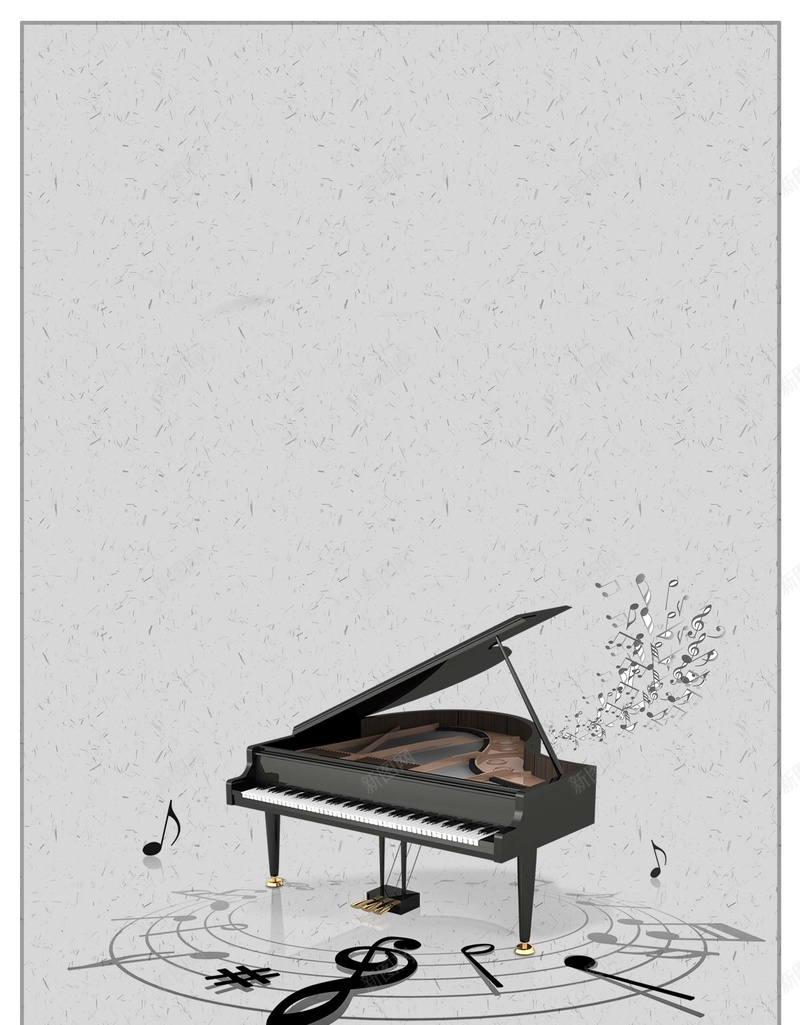 钢琴培训设计海报背景模板psd设计背景_88icon https://88icon.com 背景模板 钢琴培训 海报 简约 设计 大气 艺术培训 招生 学员招募 宣传