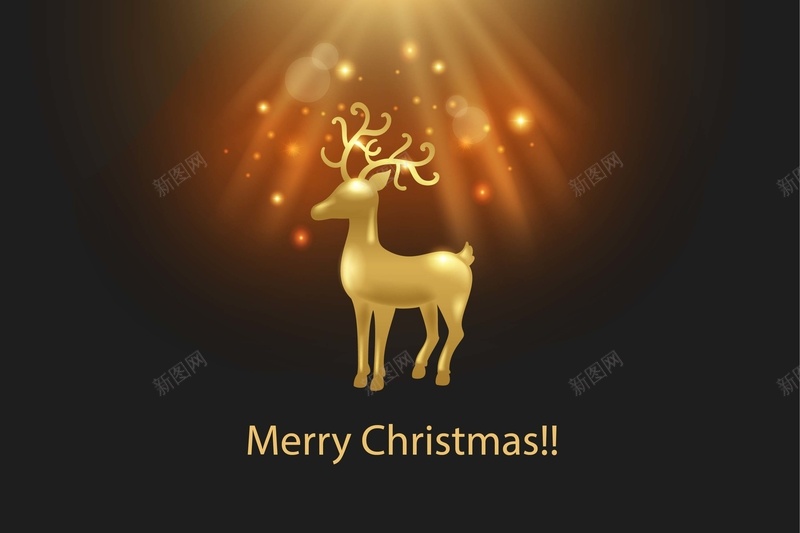 金鹿圣诞节海报素材背景jpg设计背景_88icon https://88icon.com 圣诞节背景 圣诞背景 圣诞金鹿 背景素材 金鹿素材