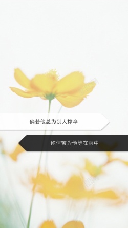 有锁小清新唯美花卉H5背景高清图片