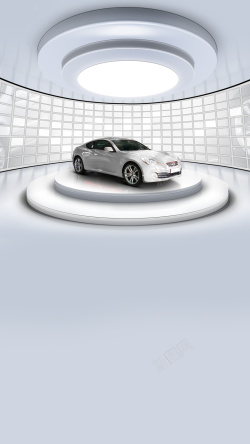 销售看板简约汽车销售PS源文件H5背景素材高清图片