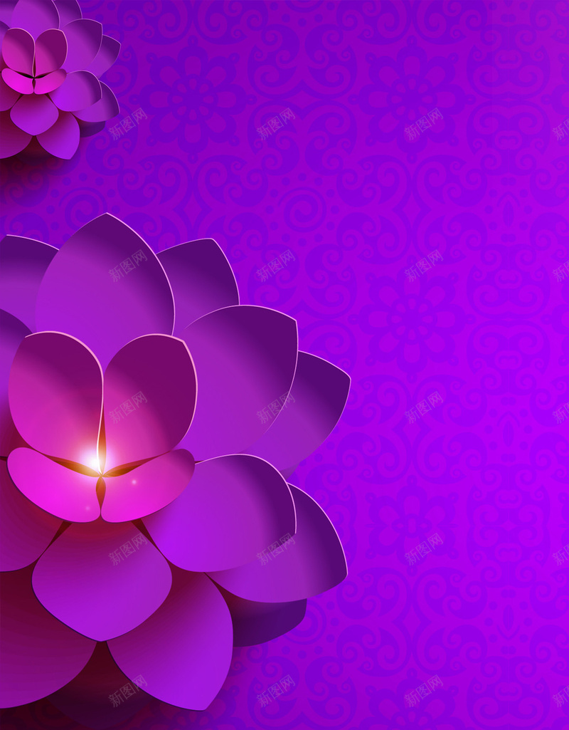 紫色花卉H5背景jpg设计背景_88icon https://88icon.com 手工 烛光 紫色 艺术 花卉 H5背景 几何 H5 h5 扁平 渐变