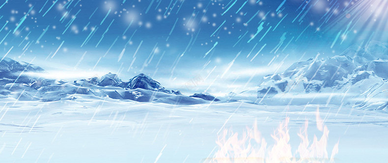 雪雨背景psd设计背景_88icon https://88icon.com 雪景 大气 雪山 下雪 详情页海报