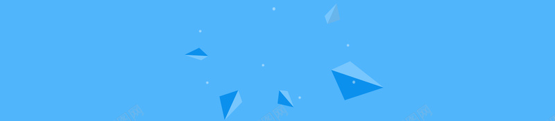 电商蓝色电器数码几何立体块背景banner背景