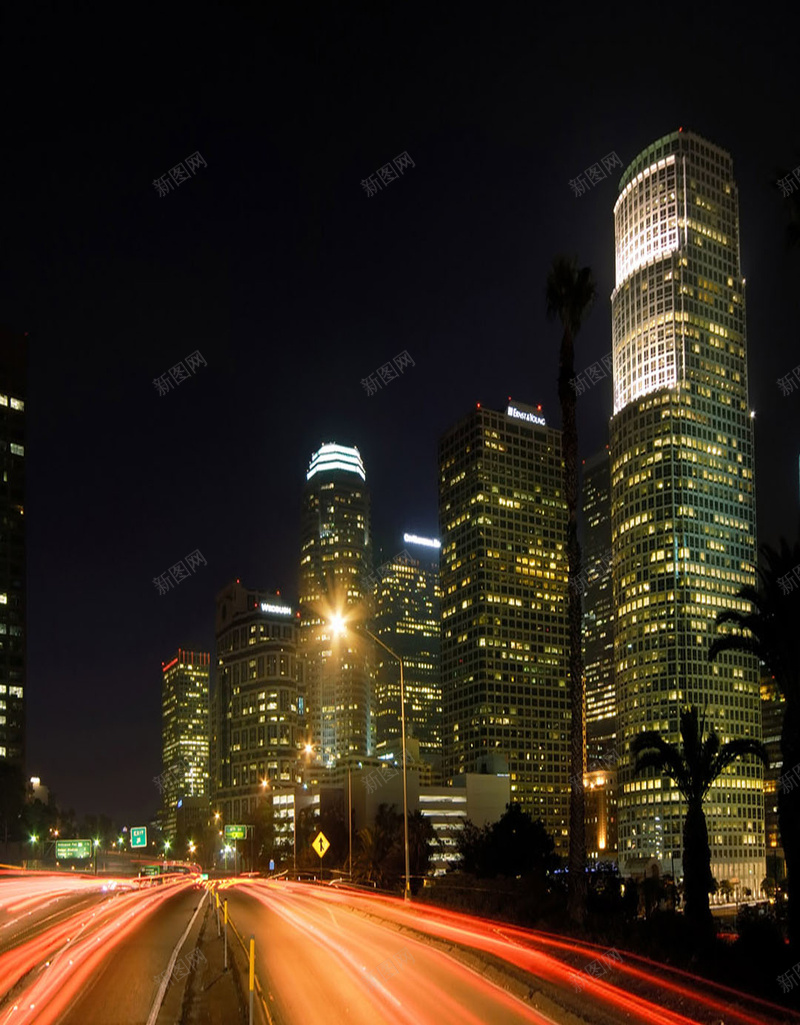 现代城市建筑夜景jpg设计背景_88icon https://88icon.com 夜景 建筑 开心 灯光 道路 H5素材 快乐