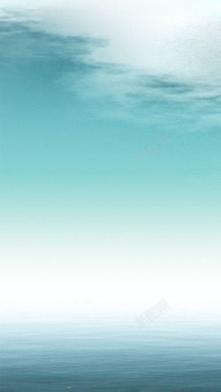 碧蓝湖镜面H5背景高清图片