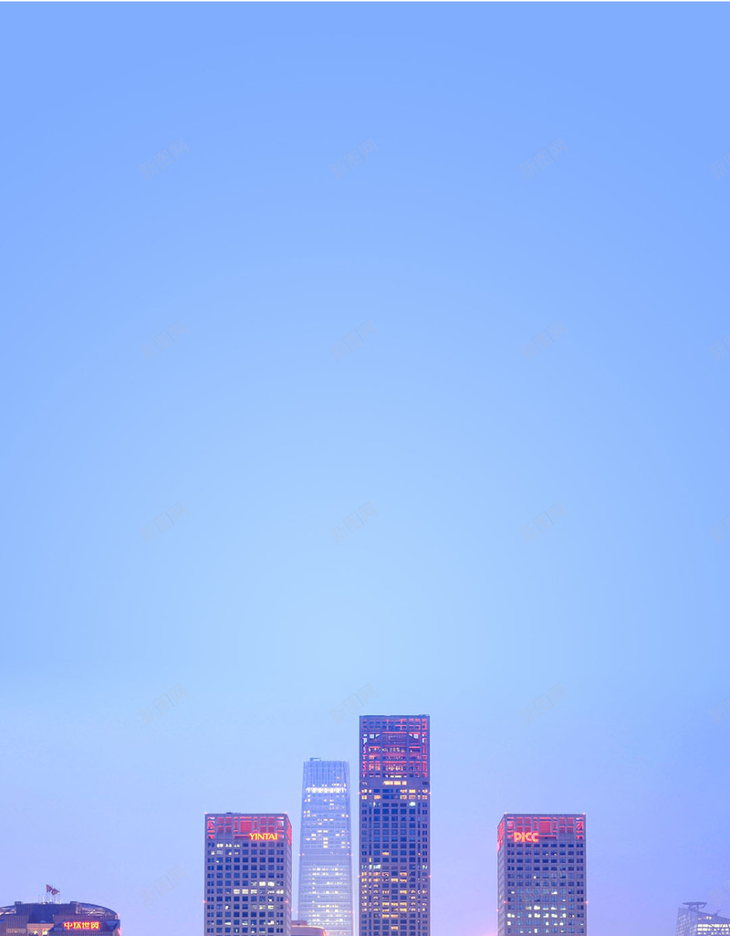 蓝色背景下的城市背景jpg设计背景_88icon https://88icon.com 城市背景 蓝色背景 城市 夜景 灯光 H5素材 开心 快乐