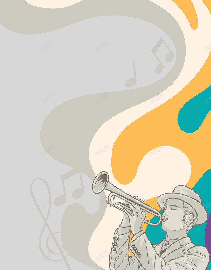 简约怀旧风音乐背景图jpg设计背景_88icon https://88icon.com 弹奏 怀旧 简约 音乐 音符 演唱 艺术 卡通人物 音乐背景 音乐海报