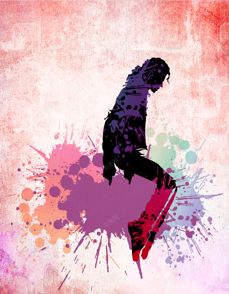 社团招新纳新PSD分层psd设计背景_88icon https://88icon.com 社团招新 社团纳新 墨点 清新 舞者 PSD分层 新学期 街舞社团 舞蹈社团 艺术社团