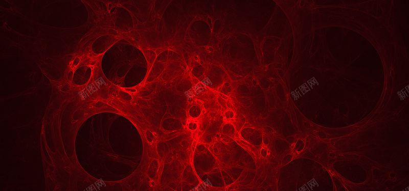 红色细胞背景图背景