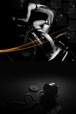 美女健身瘦身运动背景