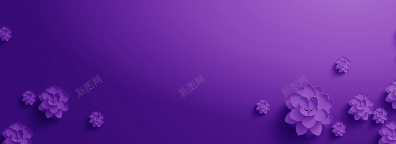 紫色3D立体花背景bannerpsd设计背景_88icon https://88icon.com 紫色 立体 花 背景 banner 3D 浪漫 海报banner 梦幻