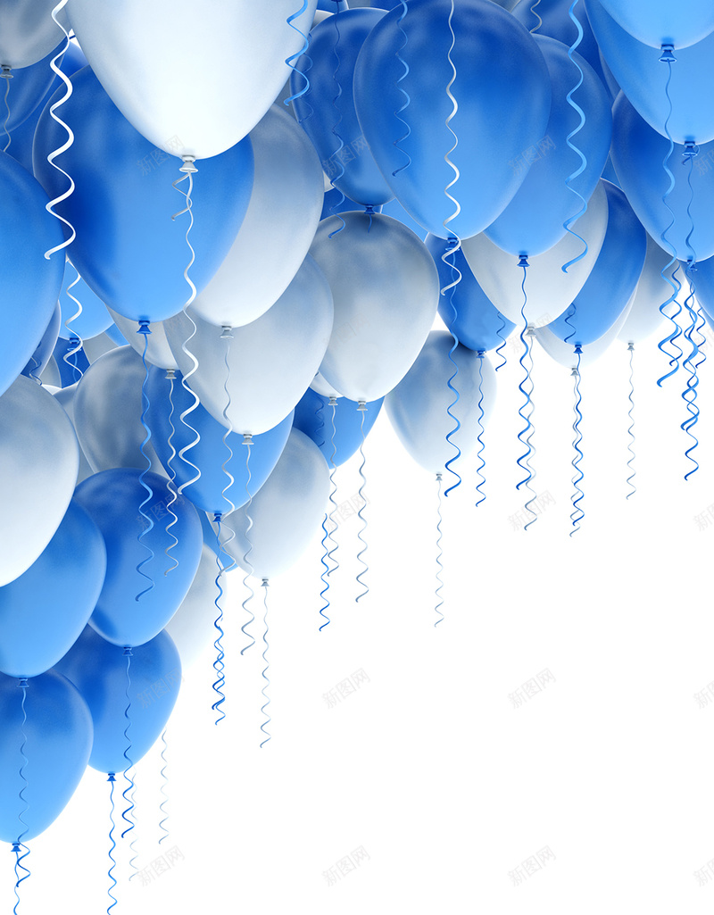 简约蓝色气球H5背景素材jpg设计背景_88icon https://88icon.com 小清新 灰色 白色 简约 蓝色 淡雅 气球 节日气氛 H5背景素材