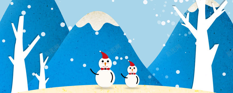 冬季堆雪人卡通蓝色bannerpsd设计背景_88icon https://88icon.com 立冬节气 立冬 节气 雪景 雪 冬季 冬至 冬天 寒冬 大寒 小寒 大雪 小雪 冬季暖歌 冬日暖歌