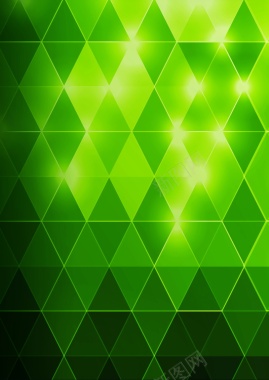绿色三角形广告背景背景