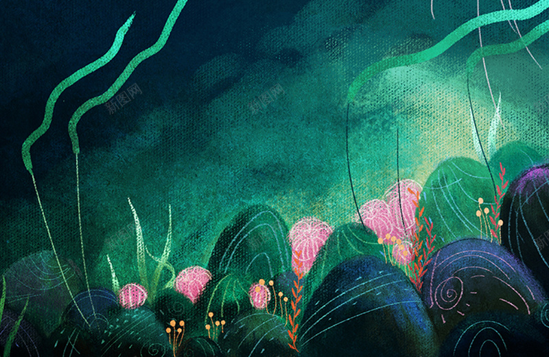 蓝色卡通海豚海洋平面广告jpg设计背景_88icon https://88icon.com 卡通背景 平面广告 蓝色背景 海洋 海豚 海底世界 清新背景 彩色