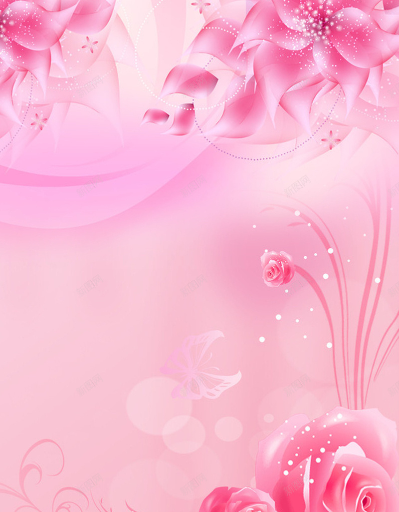 粉色海报背景素材jpg设计背景_88icon https://88icon.com 粉色玫瑰 粉色背景 粉色花 植物 粉色 粉色素材 少女心