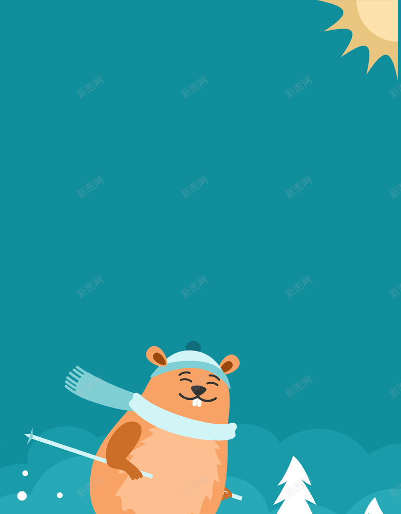 冬令营蓝色卡通招生宣传单psd设计背景_88icon https://88icon.com 冬令营宣传单 青少年冬令营 冬令营招生 冬季 熊 冬令营开营 寒假 太阳 雪地 教育