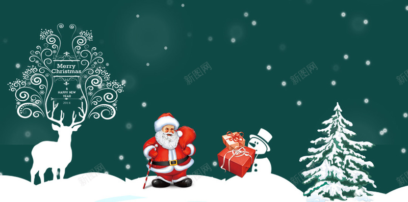 卡通圣诞快乐PSDH5背景psd设计背景_88icon https://88icon.com 圣诞快乐 圣诞老人 圣诞节 卡通 雪地