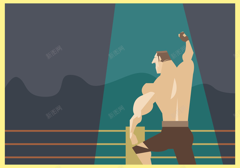 卡通拳击人物扁平背景素材jpg设计背景_88icon https://88icon.com 人物背景 扁平背景 人物 拳击 背景 扁平 素材 卡通 卡通人物 拳击比赛 拳击冠军