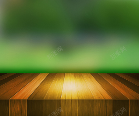 木质桌面模糊背景素材背景