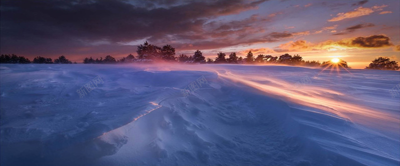 雪天背景背景