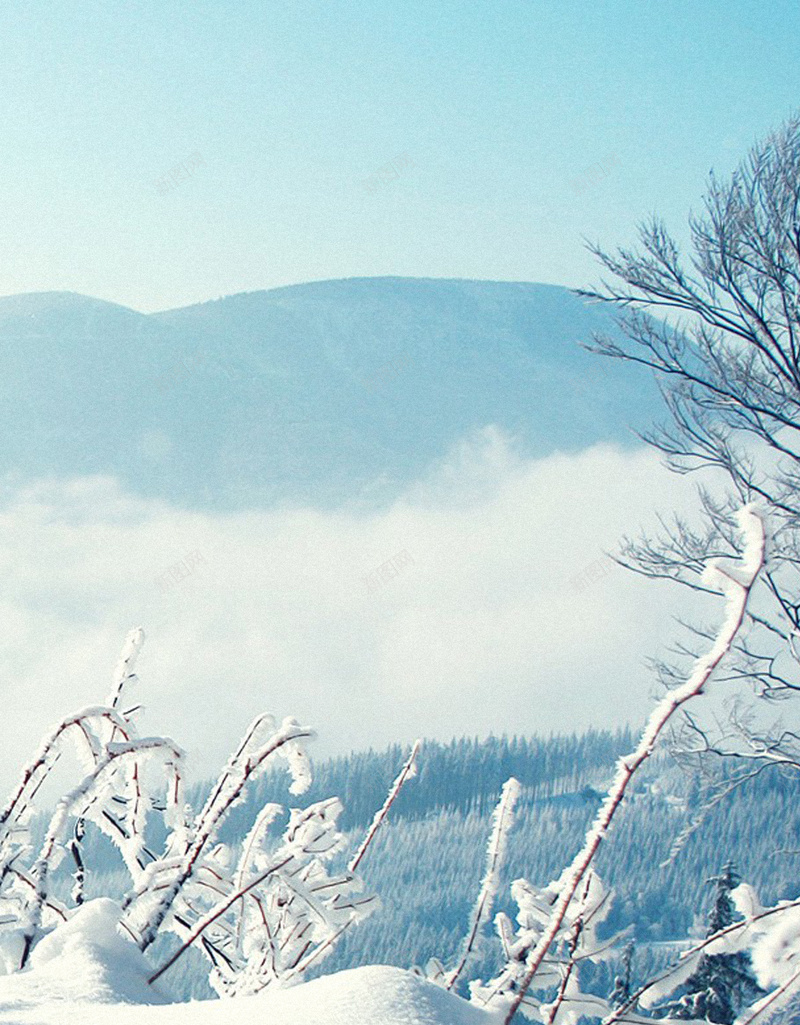 雪山H5背景jpg设计背景_88icon https://88icon.com 冬季 大气 天空 白雪 雪山 H5背景 H5 h5