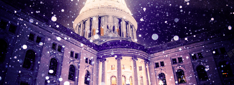 朦胧欧美建筑背景背景