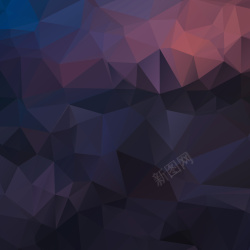 彩色晶体科技背景图片几何彩色片晶体状背景高清图片