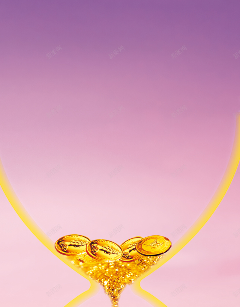 金子金币海报背景素材psd设计背景_88icon https://88icon.com 商业 沙漏 背景 金子 金融 海报 科技 科幻 商务