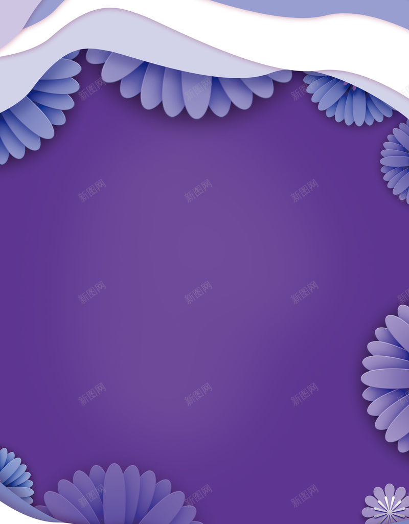 紫色春季新品上市促销海报jpg设计背景_88icon https://88icon.com 新品上市海报 春天海报 紫色海报 春季 花朵 促销海报 叠加效果 扁平化