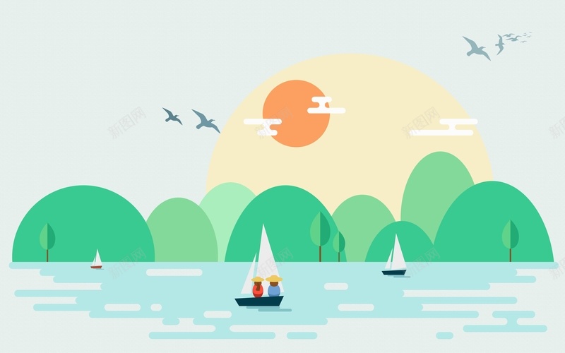 春游踏青海报背景模板psd设计背景_88icon https://88icon.com 扁平 春游 海报 背景 踏青 春天 早春 绿色 郊游 旅游