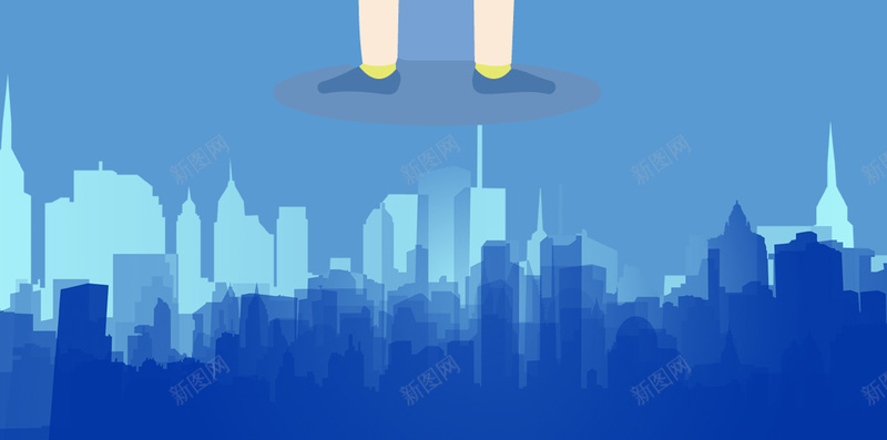 蓝色扁平招聘英才PS源文件H5背景素材jpg设计背景_88icon https://88icon.com 蓝色 扁平化 可爱 卡通人物 几何 城市 PS源文件 H5背景 素材 渐变 诚聘英才 招人