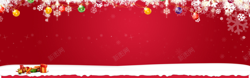 圣诞节淘宝专用banner背景图背景